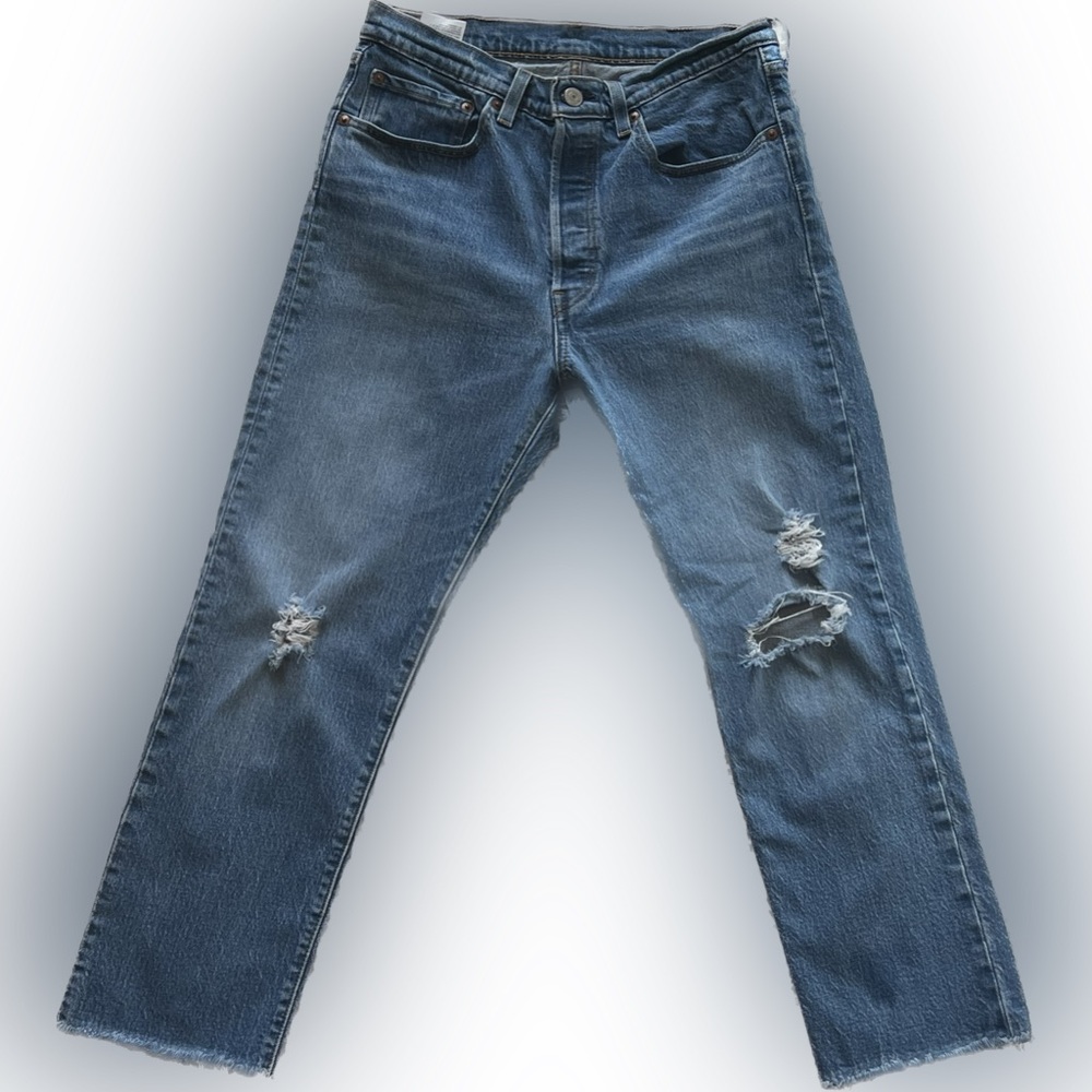 LEVI’S 501 High Rise Button Fly Jeans, Size 30x26